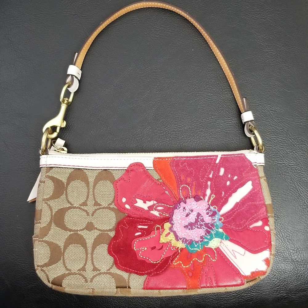 Coach Signature Poppy Bag - Khaki (Style 6264)